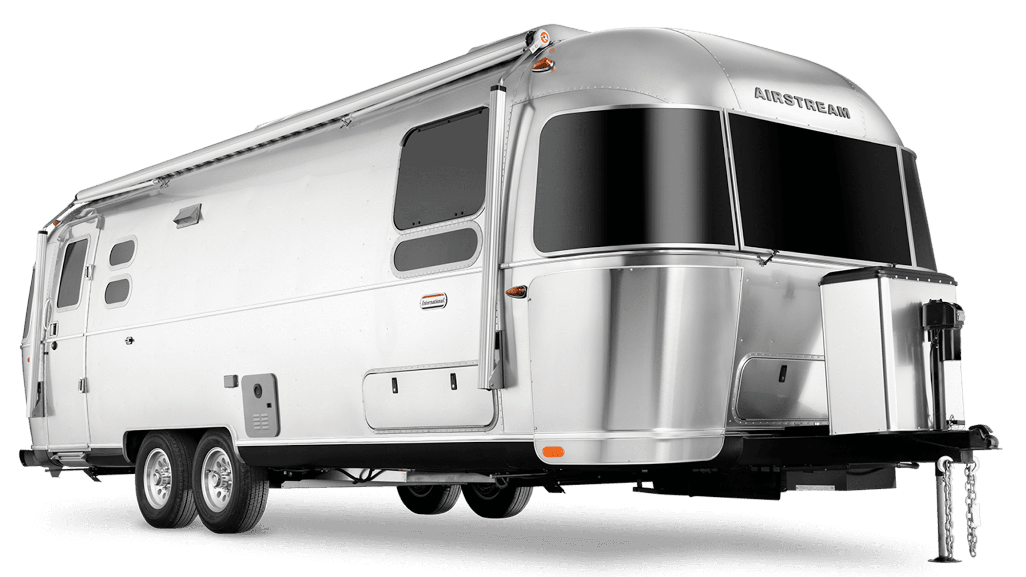 An Airstream trailer.