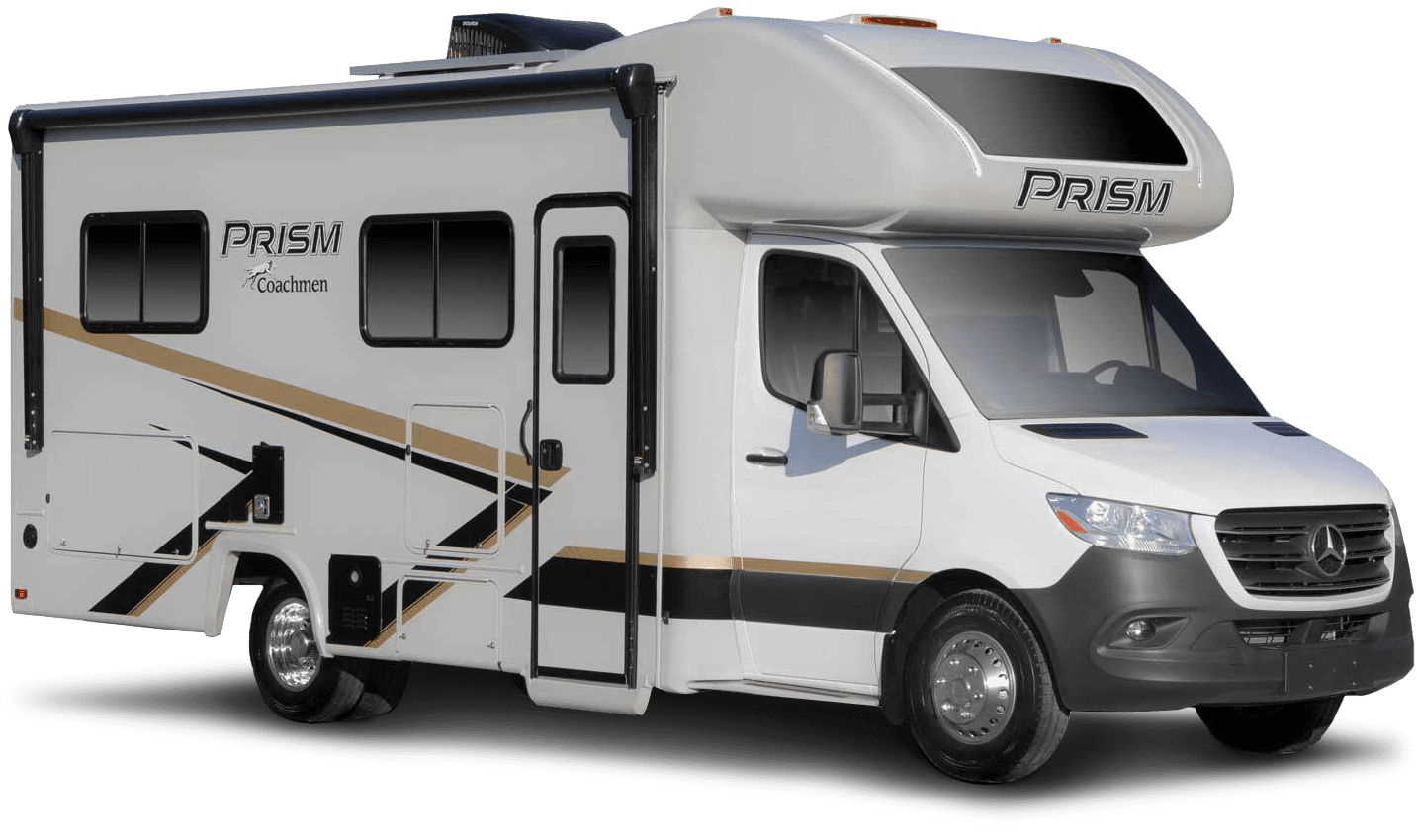 A Class C motorhome.